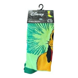 Disney Pluto Crew Socks – Size 9-13